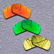 Fire Red Green 24K Golden Replacement Lenses For-Spy Optic General Polarized