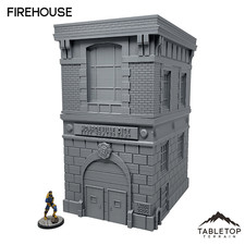 Firehouse - Marvel Crisis Protocol Building - Tabletop Terrain MCP Modern Urban