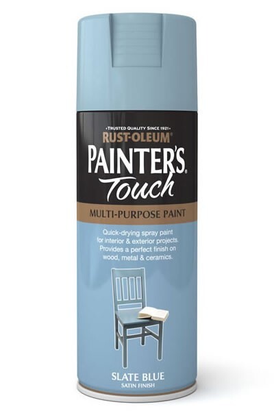Rust-Oleum Painter's Touch Multi-Purpose Aerosol Spray Paint Slate Blue  400ml