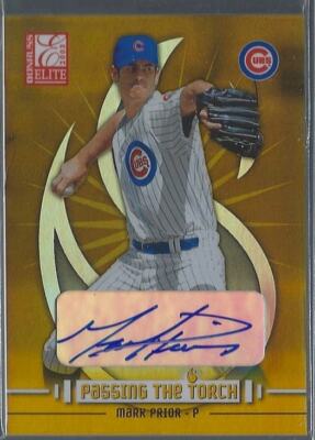 2003 Donruss Elite #PT-6 Mark Prior Passing the Torch Autographs #/50