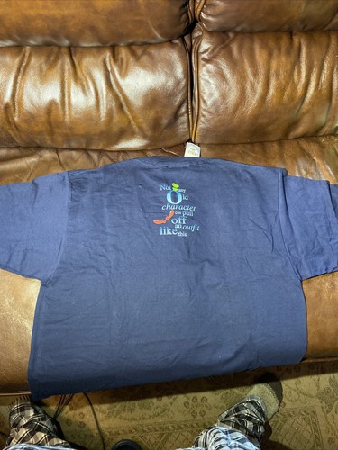 New Vintage Goofy Jumping T Shirt Double Sided 90’s USA Disney Store Large NOS - Picture 7 of 8