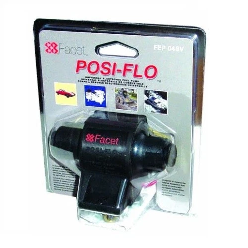 FACET POSI FLOW 12v FUEL PUMP KIT (1.5 to 4.0 Psi) + 8mm UNION + FUEL FILTER - Image 2 of 2