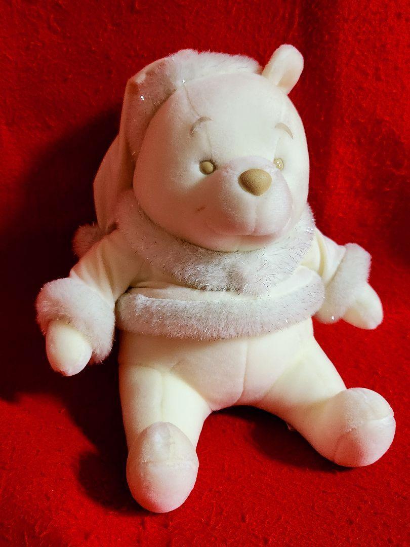 Disney Winnie the Pooh Plush Toy Height about 29cm Color White No tag Anime