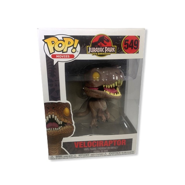 Jurassic Park 25th Velociraptor Pop Vinyl Figure 549 Funko for sale online | eBay