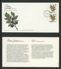 Postal History FDC #1215-1219 Sweden SET OF 5 Flora Fauna flowers 1977