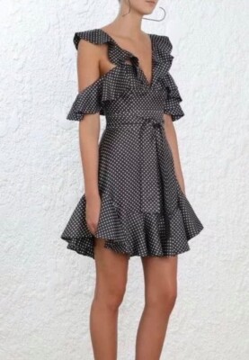 Zimmermann Painted Heart V Dress Size 1