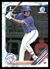 2019 Bowman Chrome Draft Dasan Brown   BDC-63 Toronto Blue Jays