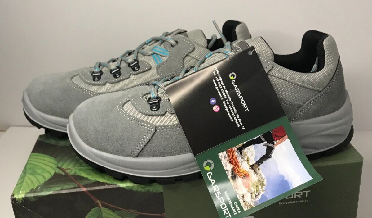 Garsport Mens Sneakers Size 9.5 Suede Hiking Grey Blue Shoes New With Box Grisport Terrain Walking Boot Mens in Grey main image 3