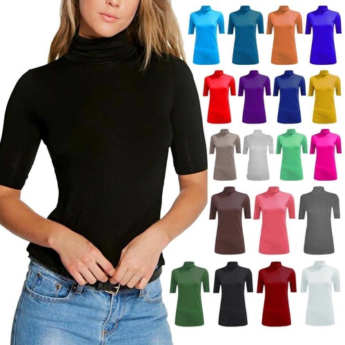 Women Ladies Short Sleeve Turtle Polo 