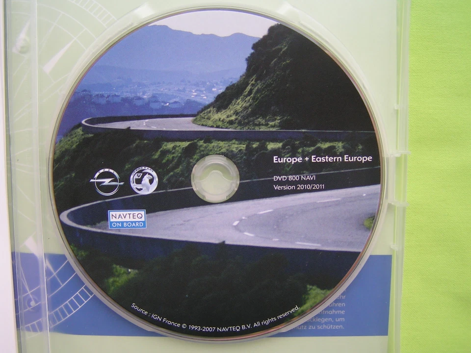 DVD NAVIGATION OPEL DVD 800 NAVI EUROPA + OSTEUROPA 2011 ASTRA J INSIGNIA MERIVA - Bild 4 von 4