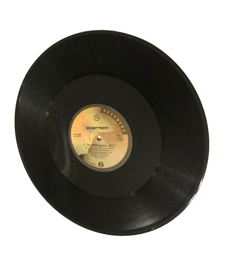Skinny Puppy Dig It NT123002 Stereo Nettwerk 12" Single Canada Vintage 1986 NM - Image 4 of 4