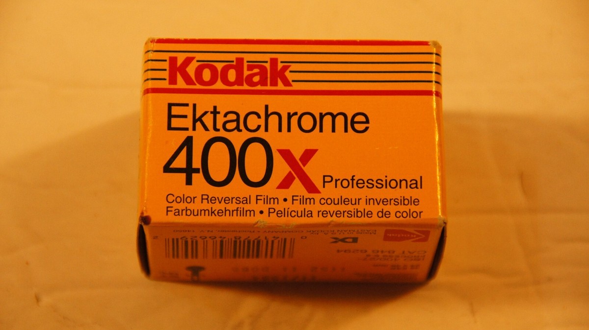 Kodak Ektachrome 400x color slide reversal 35mm film ISO 400