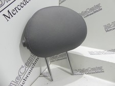 Mercedes CLK W209 Coupe Kopfst&uuml;tze hinten von R&uuml;cksitzbank in Leder Basaltgrau