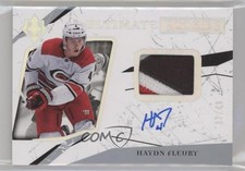 2017-18 Ultimate Collection Rookies 37/49 Haydn Fleury #52 Patch Auto x3x