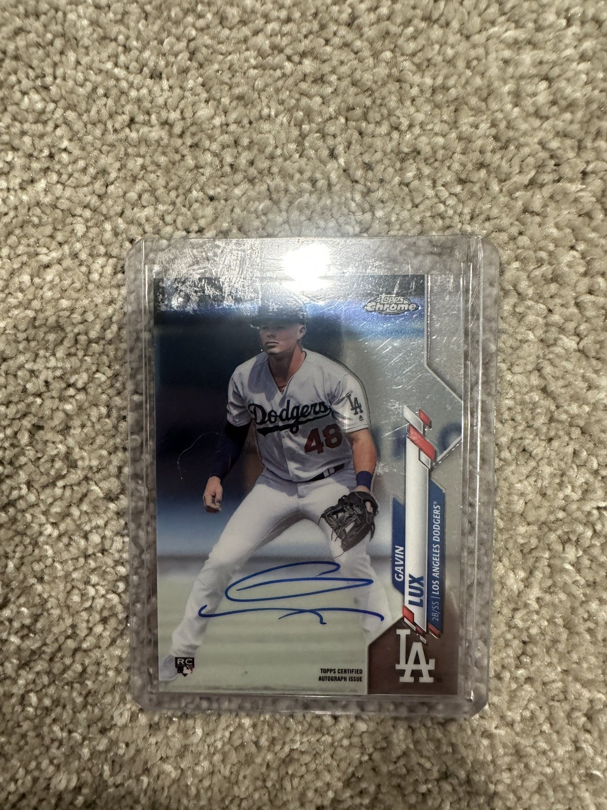 2020 Topps Chrome Rookie Auto Gavin Lux #RA-GL Auto