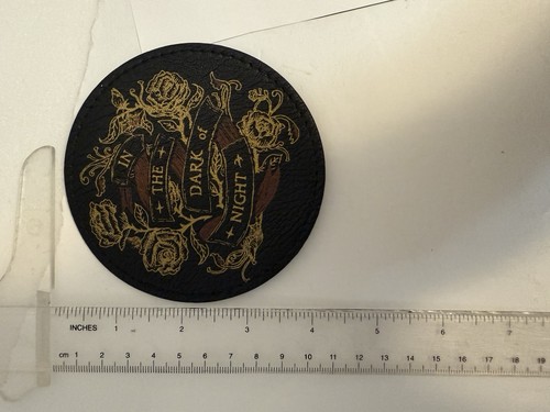 Parche de imitación de cuero para posavasos de Halloween en la oscuridad de la noche - Umbral objetivo - Imagen 4 de 4