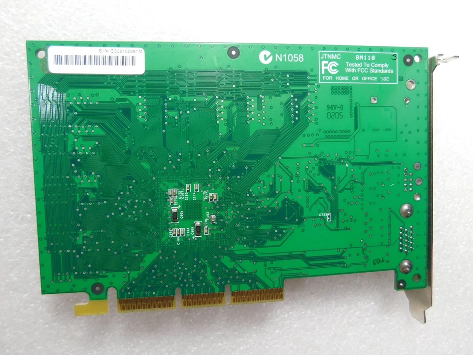 JATON 3DFORCE 2MX-64 82118E/V3 64MB AGP VGA VIDEO GRAPHICS CARD ADAPTER - Image 2 of 3