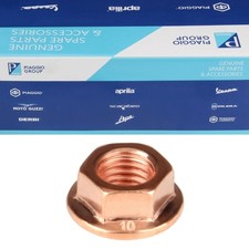 Nut cylinder head M7x1 mm original for Piaggio Aprilia Derbi Vespa Gilera