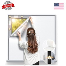 Magnetic Blackout Window Cover 70" x 58" Portable Blackout Curtains for Bedro...