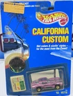 Hot Wheels 1989 California Custom 1305 63 Chevy Vette Blister Card Sealed Exclnt