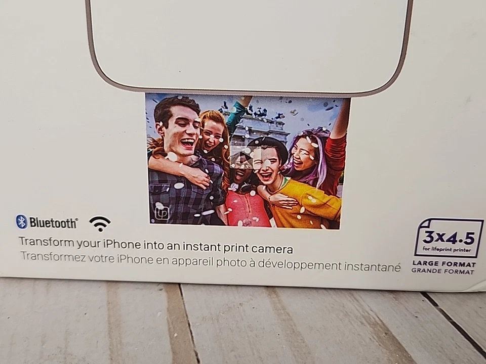 Lifeprint 2x3 Portable Photo AND Video Printer for iPhone new open box - Image 2 of 4