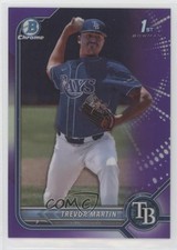 2022 Bowman Draft Chrome Purple Refractor 120/250 Trevor Martin #BDC-184 0b2