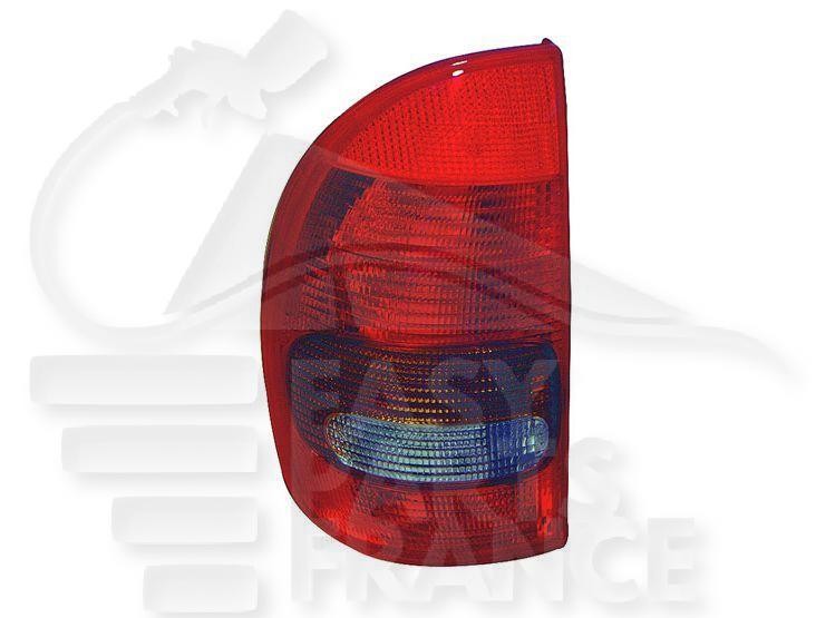 Feu arriere gauche Opel Corsa B 5 portes resout infiltration humidite