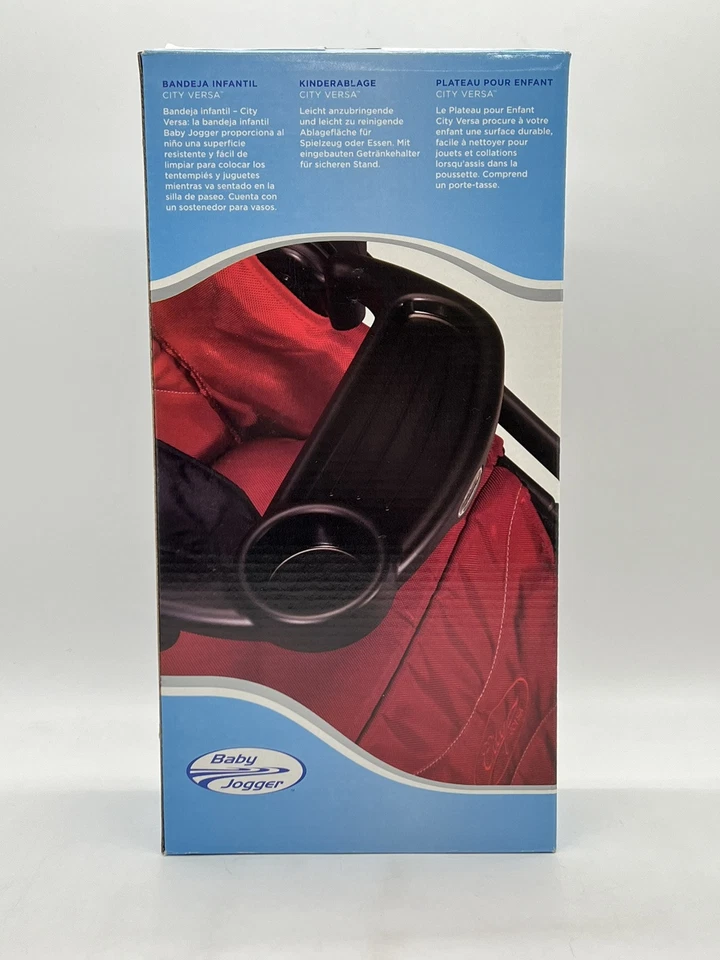 Bandeja infantil Baby Jogger 2012 BJ91402 para aperitivos o juguetes Black City Versa Foto 3 de 4