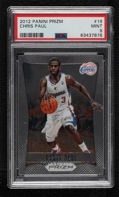 2012-13 Panini Prizm Chris Paul #19 PSA 9 MINT 0mr3 - Image 1 of 3