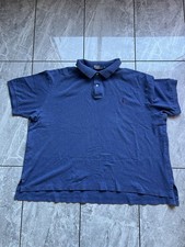 Polo Ralph Lauren Mens Blue Mesh 100 Cotton Short Sleeve Polo Shirt Red Pony 2XB