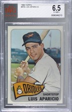 1965 Topps Luis Aparicio #410 BVG 6.5 HOF 2u5
