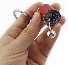 5PCS Car Shifter Keyring Metal Gear Box Shifter Keychain 6-Speed Manual Transmis