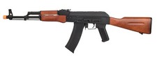 Lancer Tactical AK-Series AK-74N AEG Electric Airsoft Rifle Gun Real Wood Furni