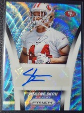 2014 Panini Prizm #AR-SS Shayne Skov Rookie Light Blue Wave /35  Autograph
