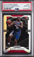 2019 PANINI PRIZM SILVER PRIZM #271 MFIONDU KABENGELE ROOKIE RC PSA 10