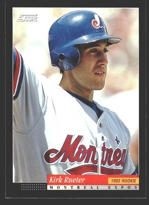 Kirk Rueter #312 1994 Score Montreal Expos