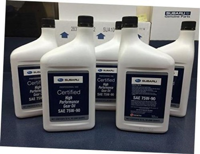 #ad Subaru 75W90 Extra S Gear amp; Transmission Fluid 5 Quart Bottles Sti WRX $124.36