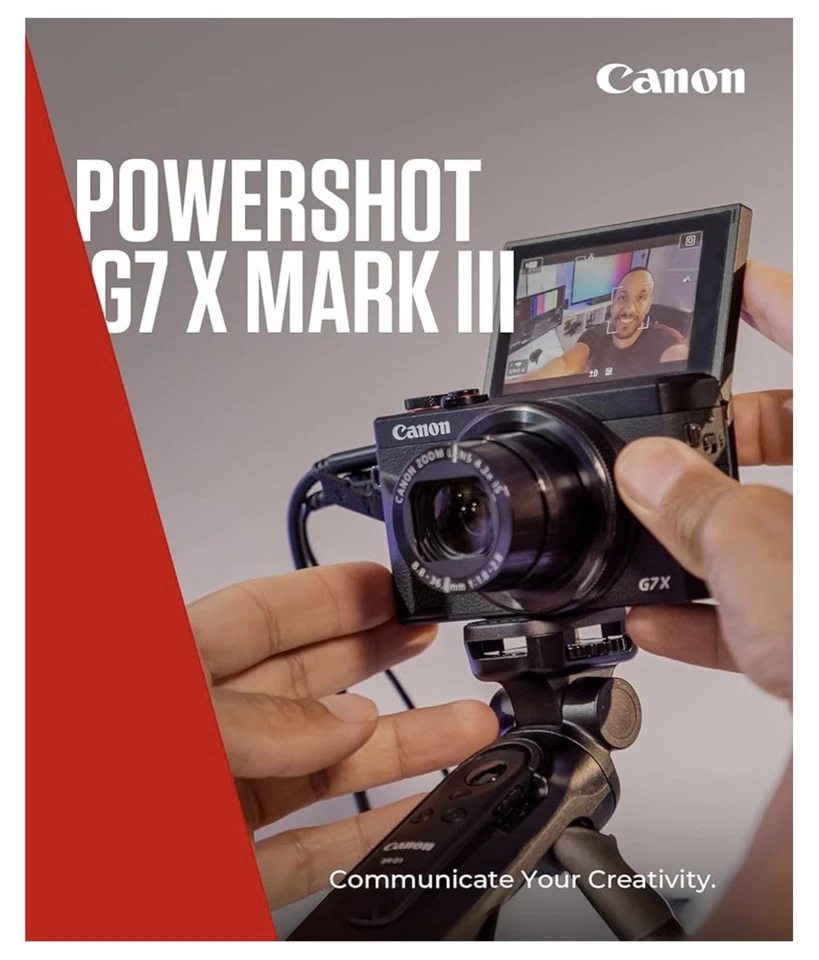 Canon PowerShot G7 x Mark III Compact Camera Black - NEW - Image 2 of 4