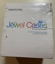 Memorex CD Slim Jewel Cases 30PK CLEAR