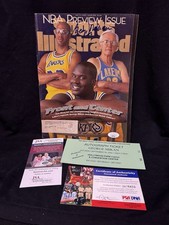 GEORGE MIKAN MPLS LAKERS SIGNED AUTOGRAPH SOORTS ILLUSTRATED SHAQ JABBAR PSA JSA
