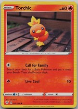 Torchic 022/189 Common SWSH03: Darkness Ablaze LP Pokemon Card