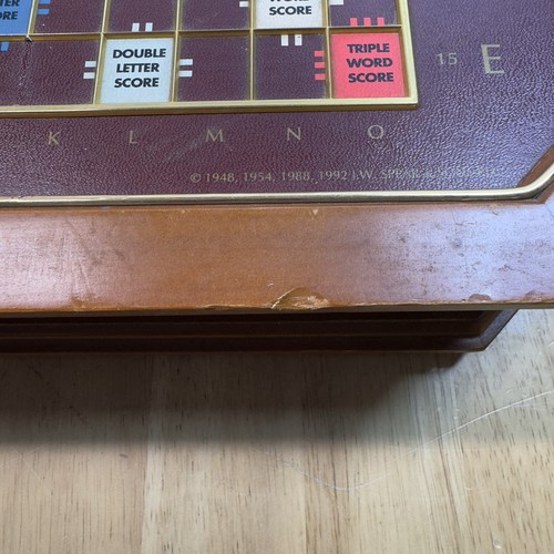 Mesa Giratoria Franklin Mint Vintage Scrabble Edición Coleccionista Chapada en Oro - Imagen 4 de 20