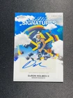 2025-26 Topps Chrome Sky-Write Auto Daron Holmes II 88/150 Blue #SWS-DH XV44