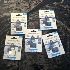 TEAMGROUP GO Micro SD Card 128GB - A1 U3 V30 Five In Total