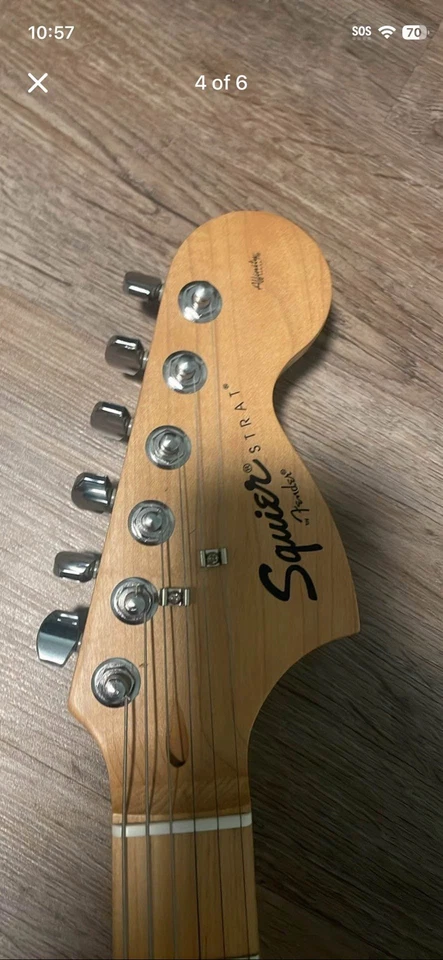 Squier Affinity Series Stratocaster 6-String Electric Guitar - Sunburst - Image 4 of 4