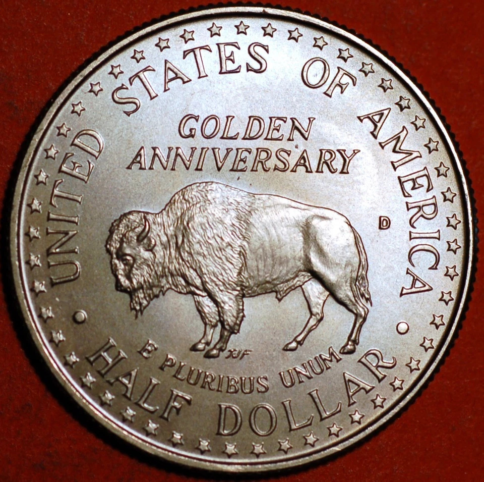 United States 1/2 Dollar 1991 D Mt. Rushmore KM# 228 -18510 - Image 2 of 2