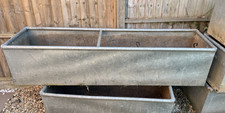Galvanised Animal Feed/ Water Troughs 6' Long x 19" wide 