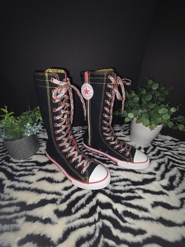 Converse Chuck Taylor  XX-Hi Rainbow Women Knee High Sneakers. Size 6 - Picture 9 of 13