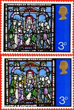 SG. 895c. 3p. 1971 Christmas. A fine UNMOUNTED MINT example with the list B79014