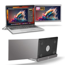 JoyReal Portable Monitor for Laptop Mac USB Dual Screen Extender 12'' FHD 108...